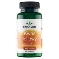 Swanson Folic Acid kapsułki, 250 szt.