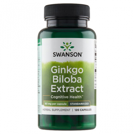 SWANSON Ginkgo Biloba Extract 120 kapsułek