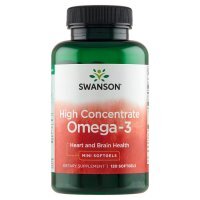 Swanson High Concentrate Omega-3 kapsułki, 120 szt.