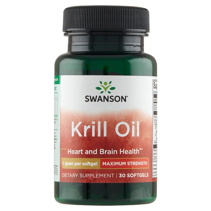 SWANSON Krill Oil 1000 mg 30 kapsułek