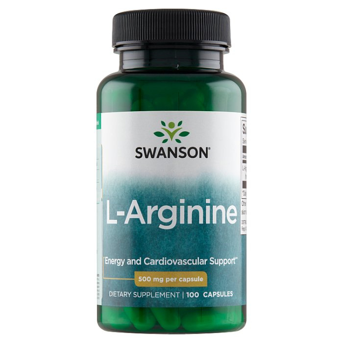 SWANSON L-Arginine 500 mg 100 kapsułek