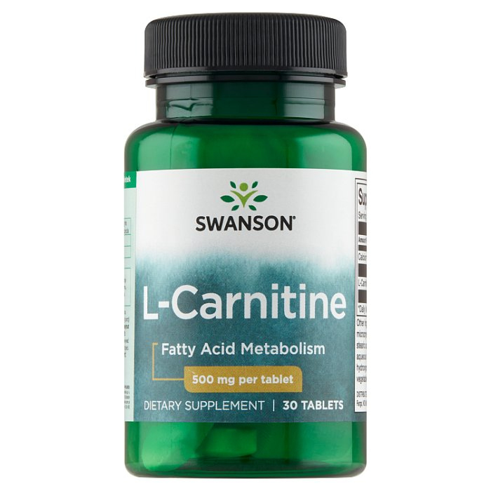 Swanson L-Carnitine 500 mg tabletki, 30 szt.