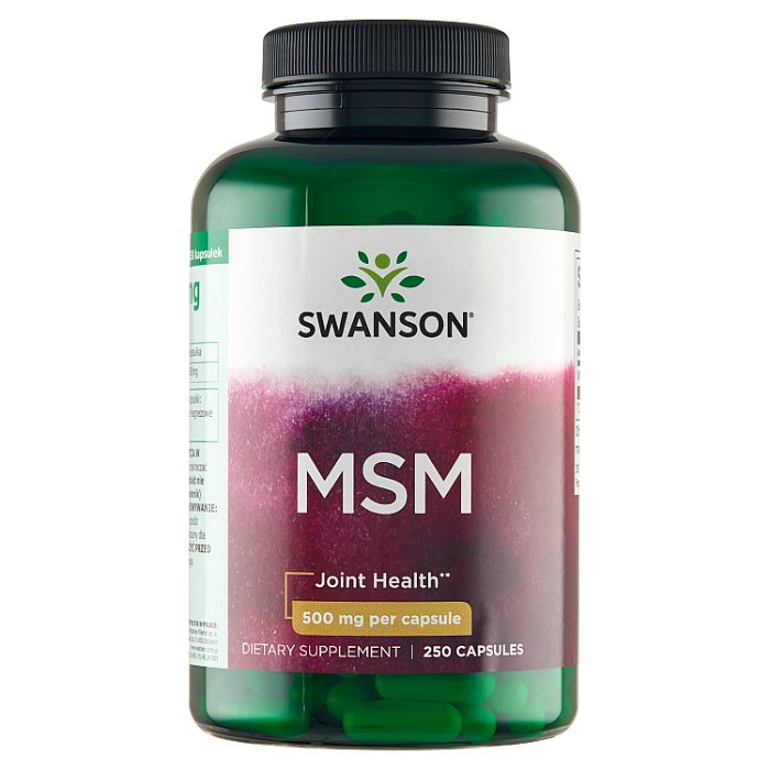 SWANSON MSM 500 mg 250 kapsułek