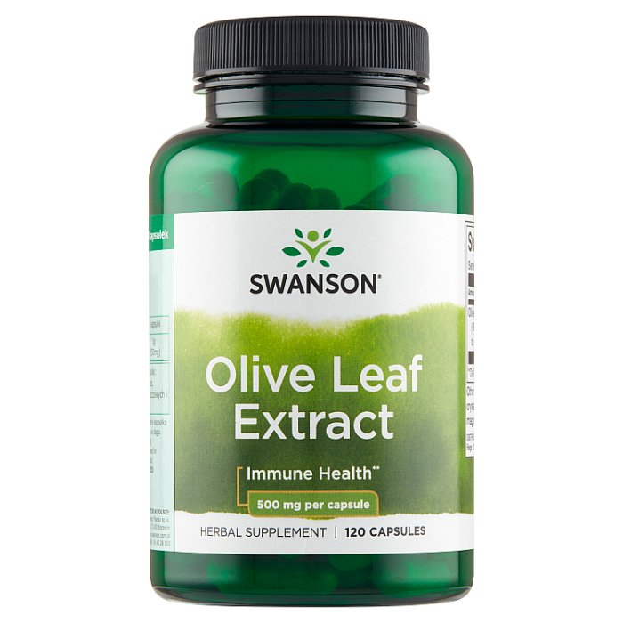 SWANSON Olive Leaf Extract 500 mg 120 kapsułek