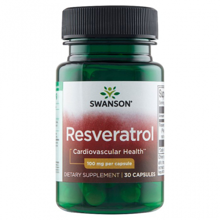 SWANSON Resveratrol 100mg 30 kapsułek