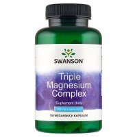 Swanson Triple Magnesium Complex kapsułki, 100 szt.