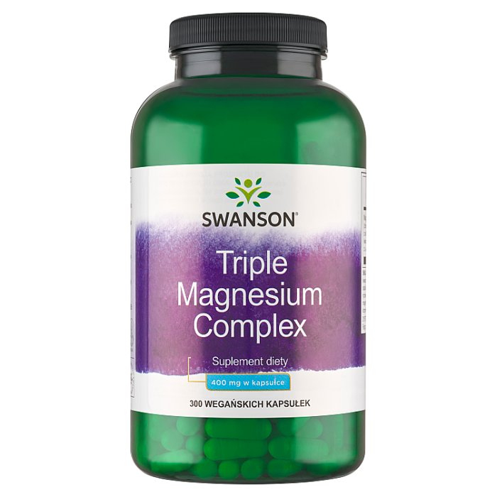 Swanson Triple Magnesium Complex kapsułki, 300 szt.