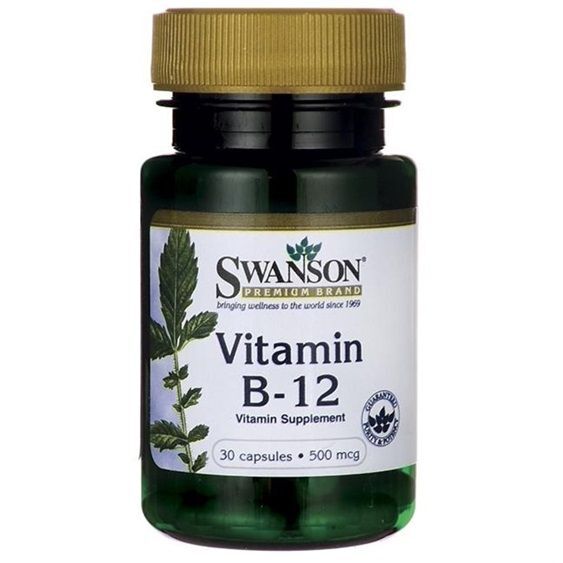 Swanson Vitamin B-12 kapsułki, 30 szt.