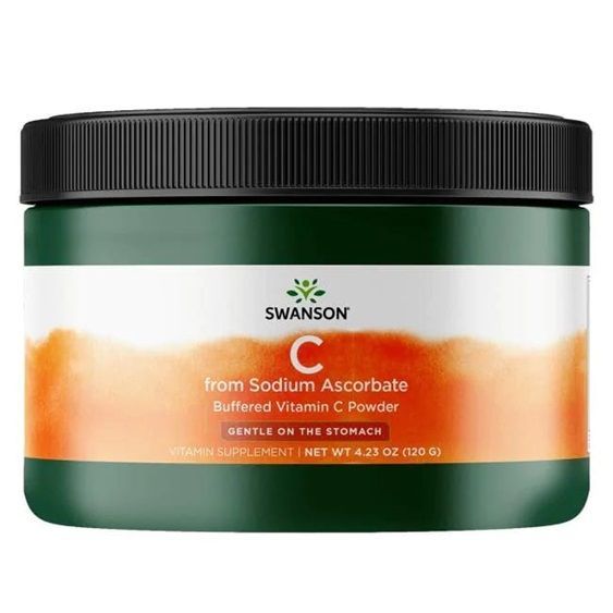 Swanson Vitamin C proszek, 120 g