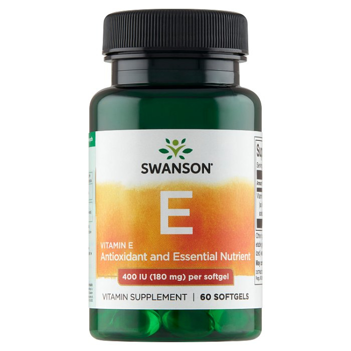 Swanson Vitamin E 400 IU kapsułki, 60 szt.