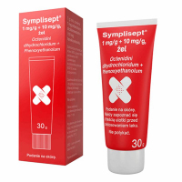 Symplisept 1 mg/g + 10 mg/g żel na skórę, 30 g