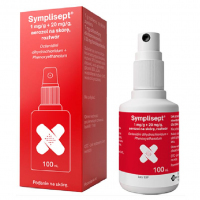 Symplisept 1 mg/g + 20 mg/g aerozol na skórę, 100 ml