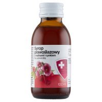 Syrop Prawoślazowy z malinami i cynkiem 100 ml