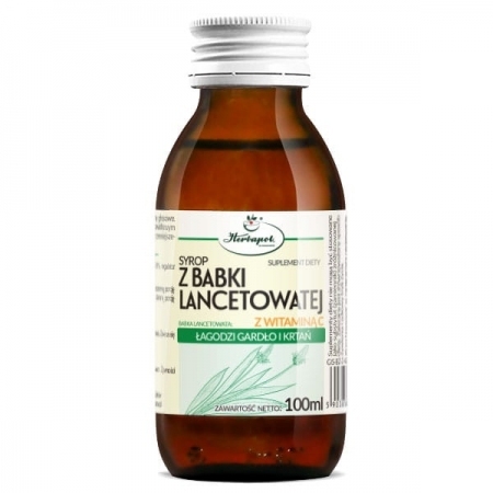Syrop z Babki Lancetowatej z witaminą C 100 ml