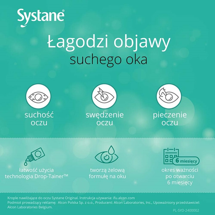Systane Original nawilżające krople do oczu 10 ml