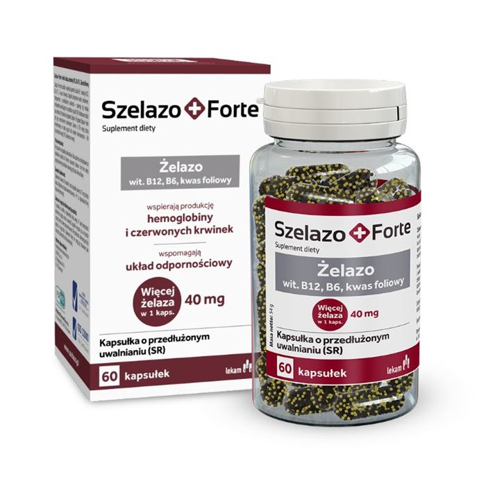 Szelazo+ Forte kapsułki o przedłużonym uwalnianiu, 60 szt.