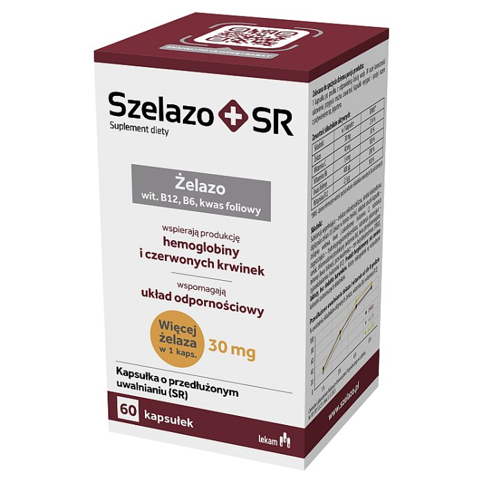 Szelazo+SR kapsułki o przedłużonym uwalnianiu, 60 szt.