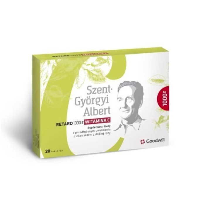 Szent-Györgyi Albert 1000 mg retard tabletki z witaminą C, 20 szt.