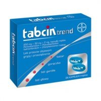 Tabcin Trend 250mg+30mg+2mg 24 kapsułki