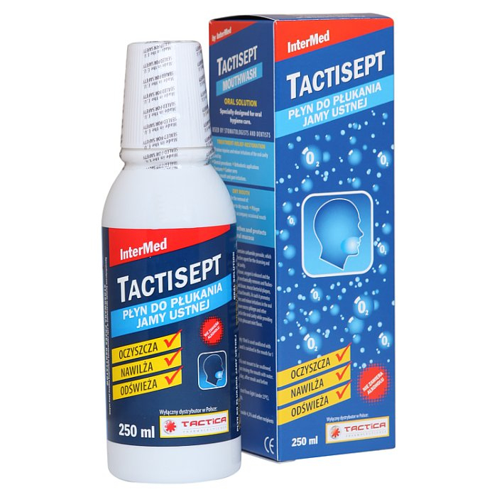 Tactisept Płyn do płukania jamy ustnej 250 ml