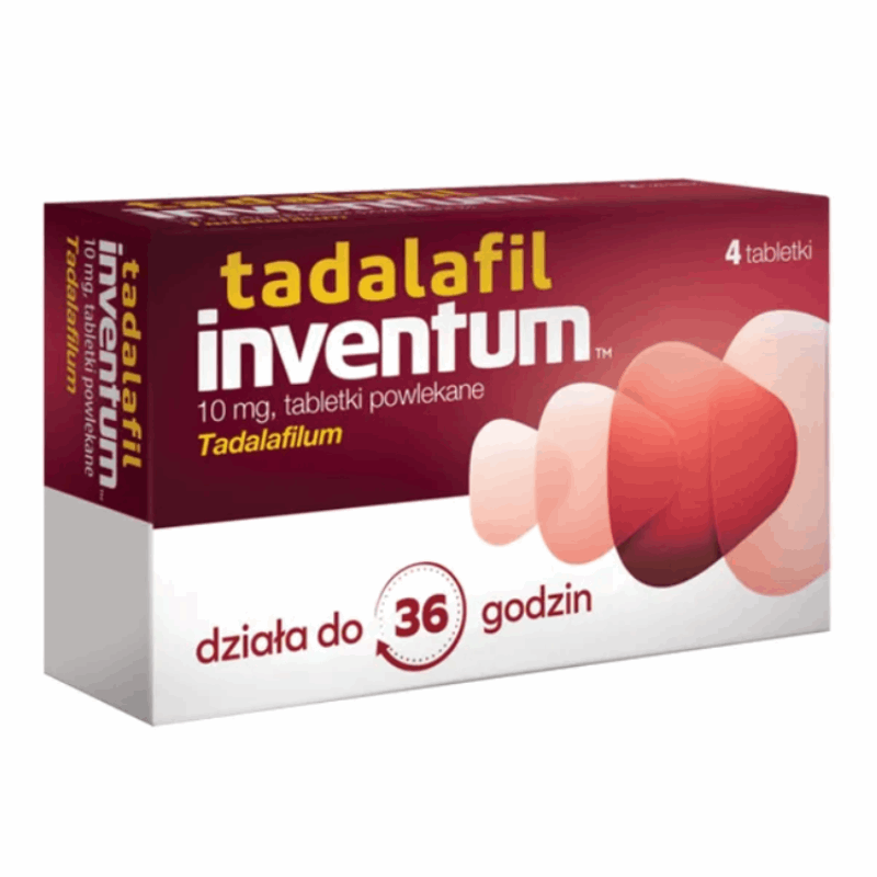 Tadalafil Inventum 10 mg tabletki powlekane, 4 szt.