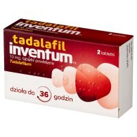 Tadalafil Inventum 10 mg tabletki powlekane na erekcję, 2 szt.