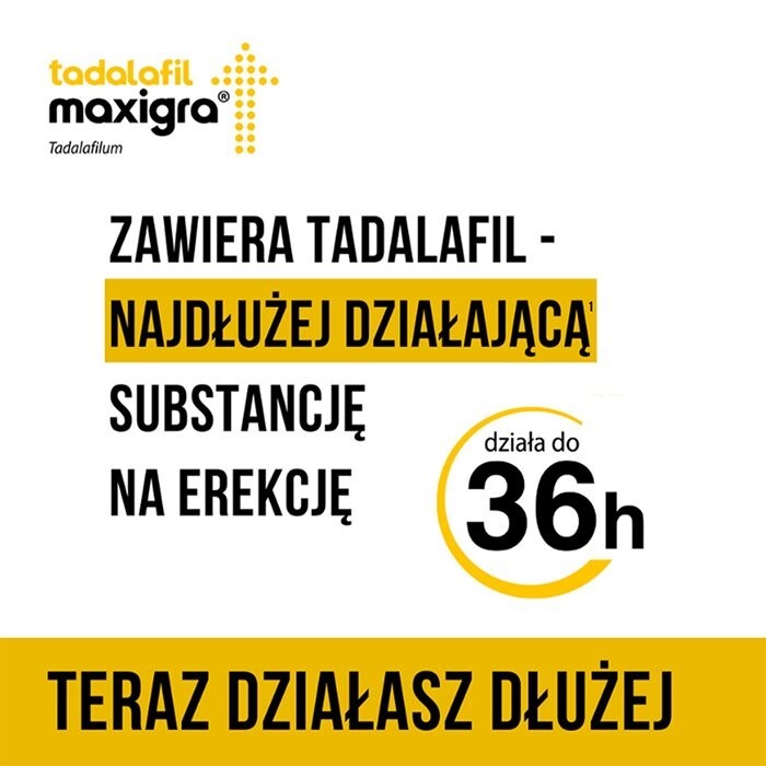 Tadalafil Maxigra 10 mg 2 tabletki powlekane