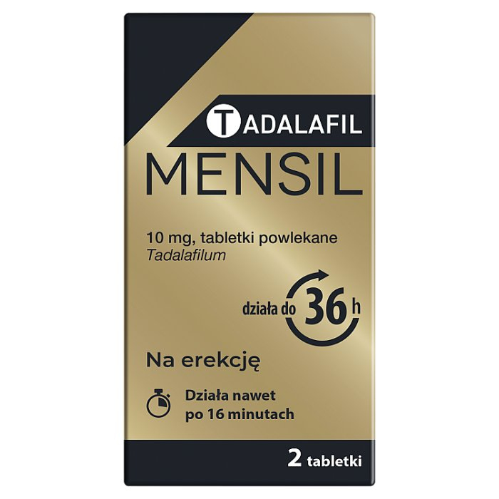 Tadalafil Mensil 10 mg 2 tabletki powlekane