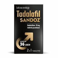 Tadalafil Sandoz 10 mg tabletki powlekane, 2 szt.