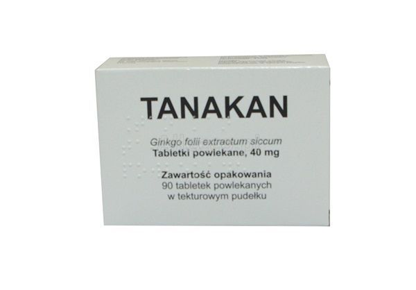 Tanakan 40 mg, tabletki powlekane, 90 szt. (import równoległy)