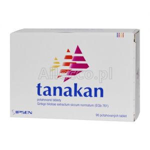Tanakan 90 tabletek powlekanych / Poprawa pamięci