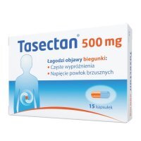 Tasectan 500 mg kapsułki na biegunkę, 15 szt.