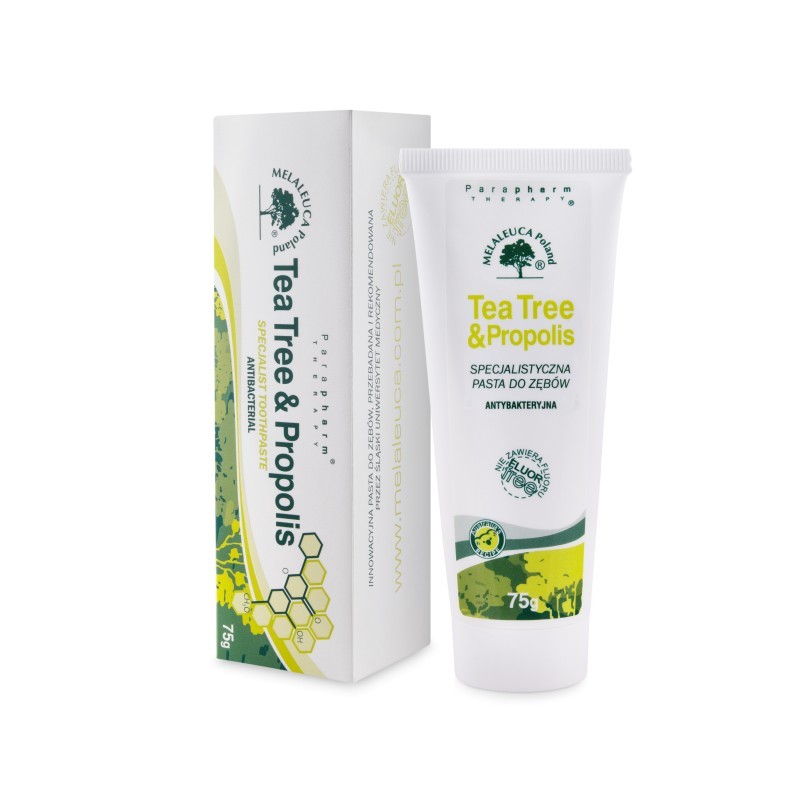 Tea Tree & Propolis pasta do zębów antybakteryjna, 75 g