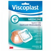 TEGADERM + PAD Opatrunek wodoodporny 9cm x 10cm 3 szt.