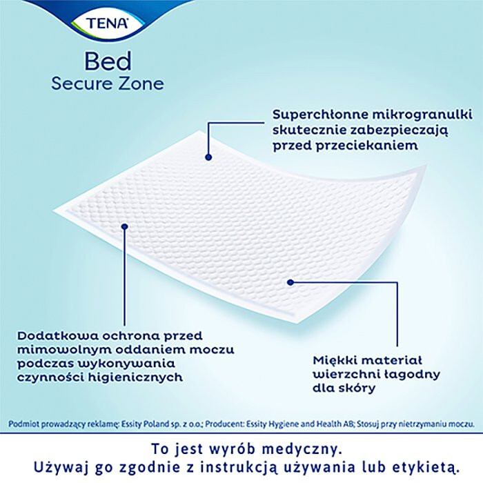 TENA BED PLUS 60cm x 90cm Podkłady higieniczne 5 szt.