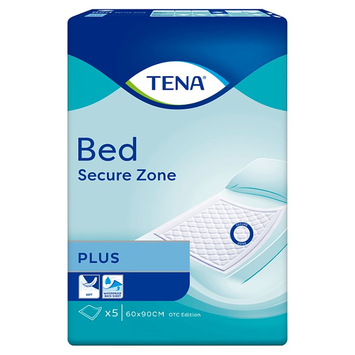 TENA BED PLUS 60cm x 90cm Podkłady higieniczne 5 szt.