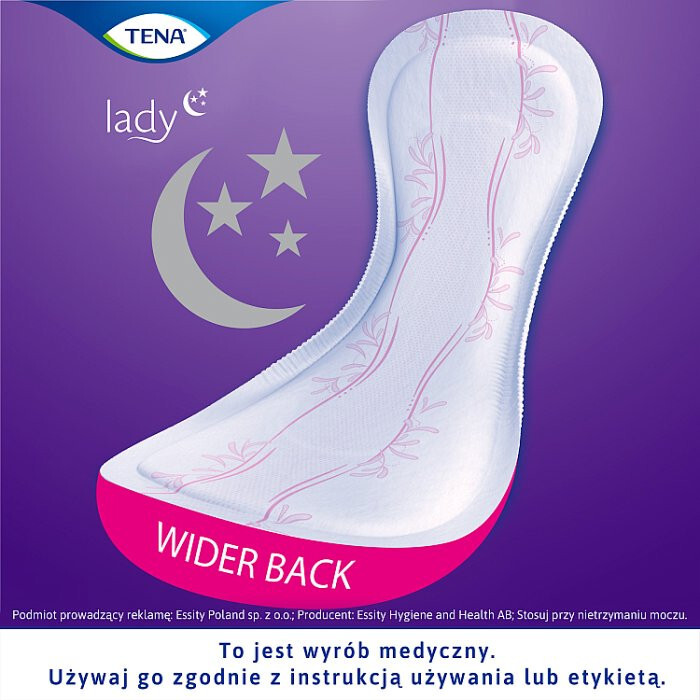 TENA Lady Maxi Night Wkłady anatomiczne 6 szt.