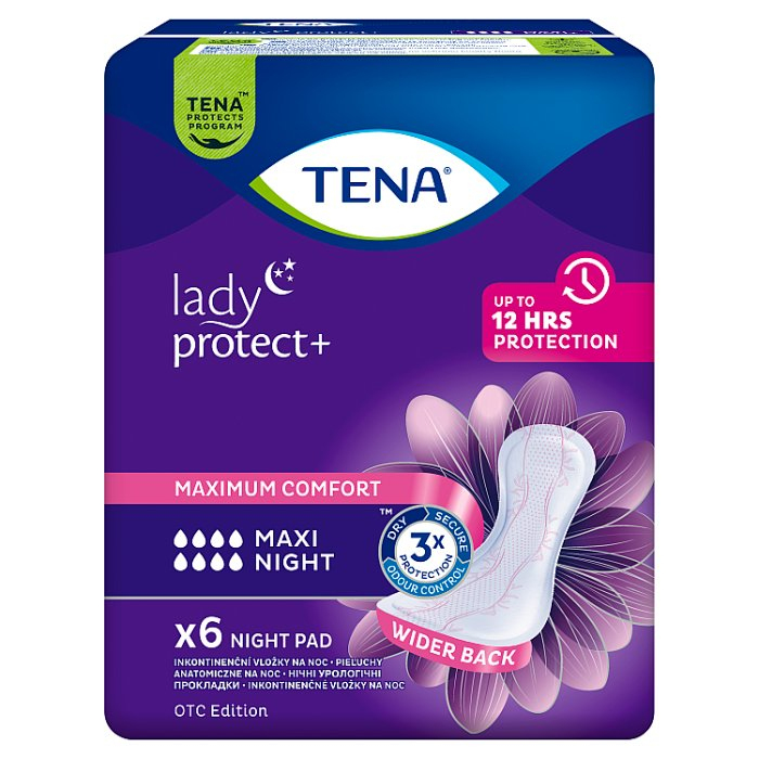 TENA Lady Maxi Night Wkłady anatomiczne 6 szt.