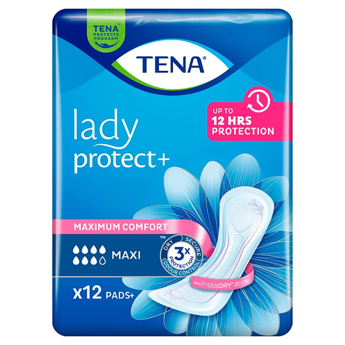 Tena Lady Maxi wkładki anatomiczne dla kobiet, 12 szt.