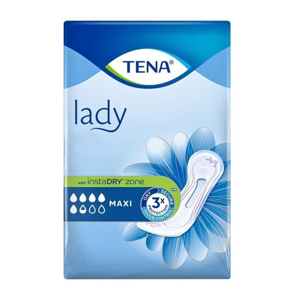 Tena Lady Maxi wkładki anatomiczne dla kobiet, 12 szt.