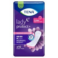 TENA LADY Normal Night Wkładki anatomiczne 10 szt.