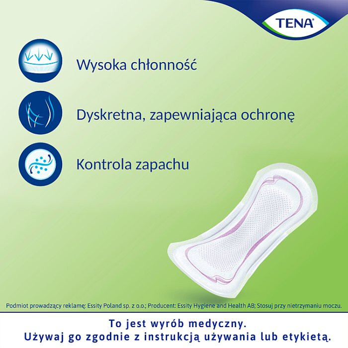 Tena Lady Normal wkładki anatomiczne dla kobiet, 30 szt.