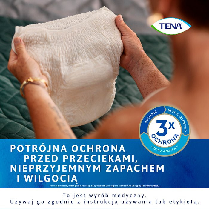 Tena Lady Pants Plus Creme Majtki chłonne z wysokim stanem rozmiar M, 30 szt.