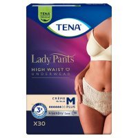 Tena Lady Pants Plus Creme Majtki chłonne z wysokim stanem rozmiar M, 30 szt.