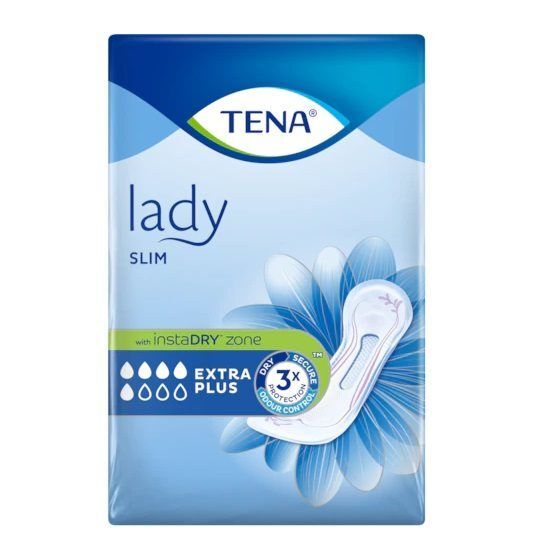 Tena Lady Slim Extra Plus wkładki anatomiczne dla kobiet, 16 szt.