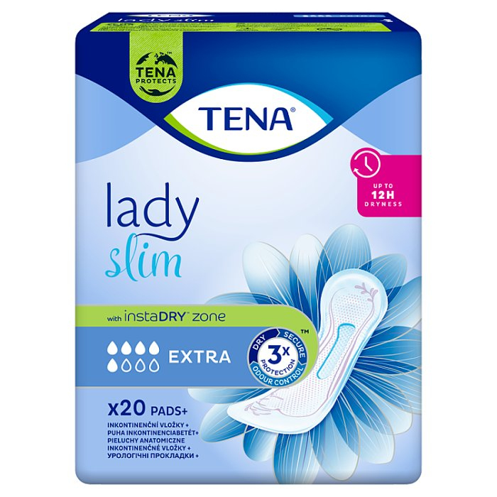 Tena Lady Slim Extra wkładki anatomiczne dla kobiet, 20 szt.