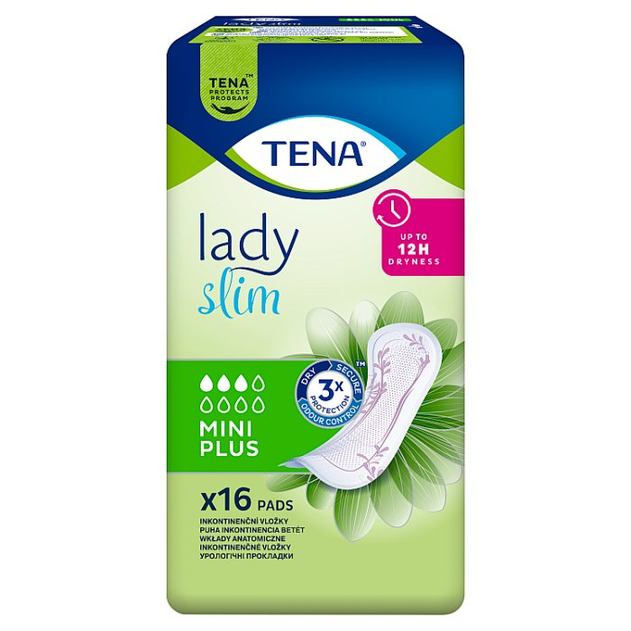 TENA LADY SLIM Mini Plus Wkłady anatomiczne, 16 szt.