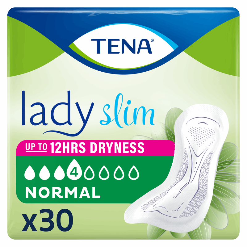 Tena Lady Slim Normal podpaski na nietrzymanie moczu dla kobiet, 30 szt.