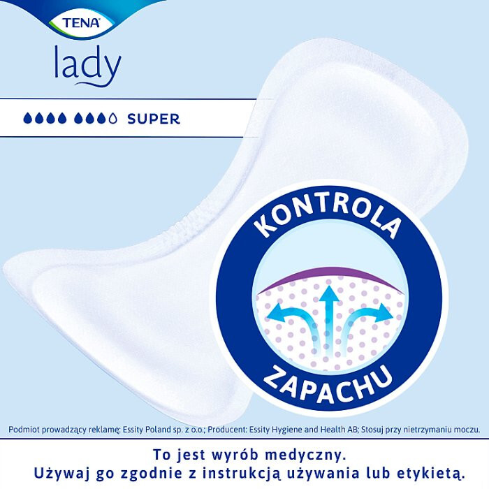 Tena Lady Super podpaski urologiczne, 30 szt.