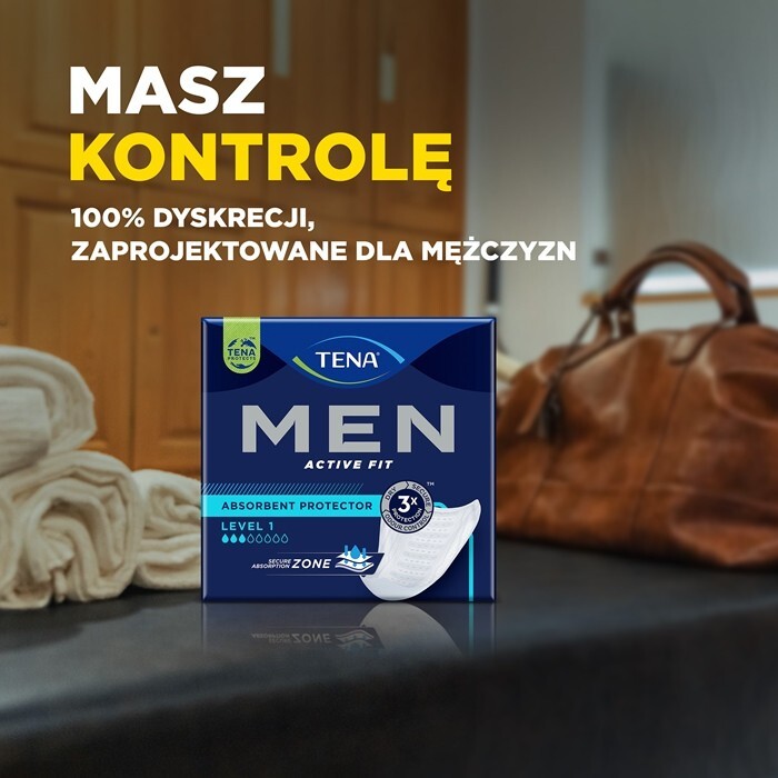 TENA Men Active Fit Level 1 Wkłady anatomiczne 24 szt.